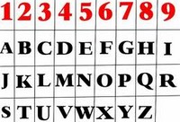 Tableau de correspondance de la numérologie à 9 nombres